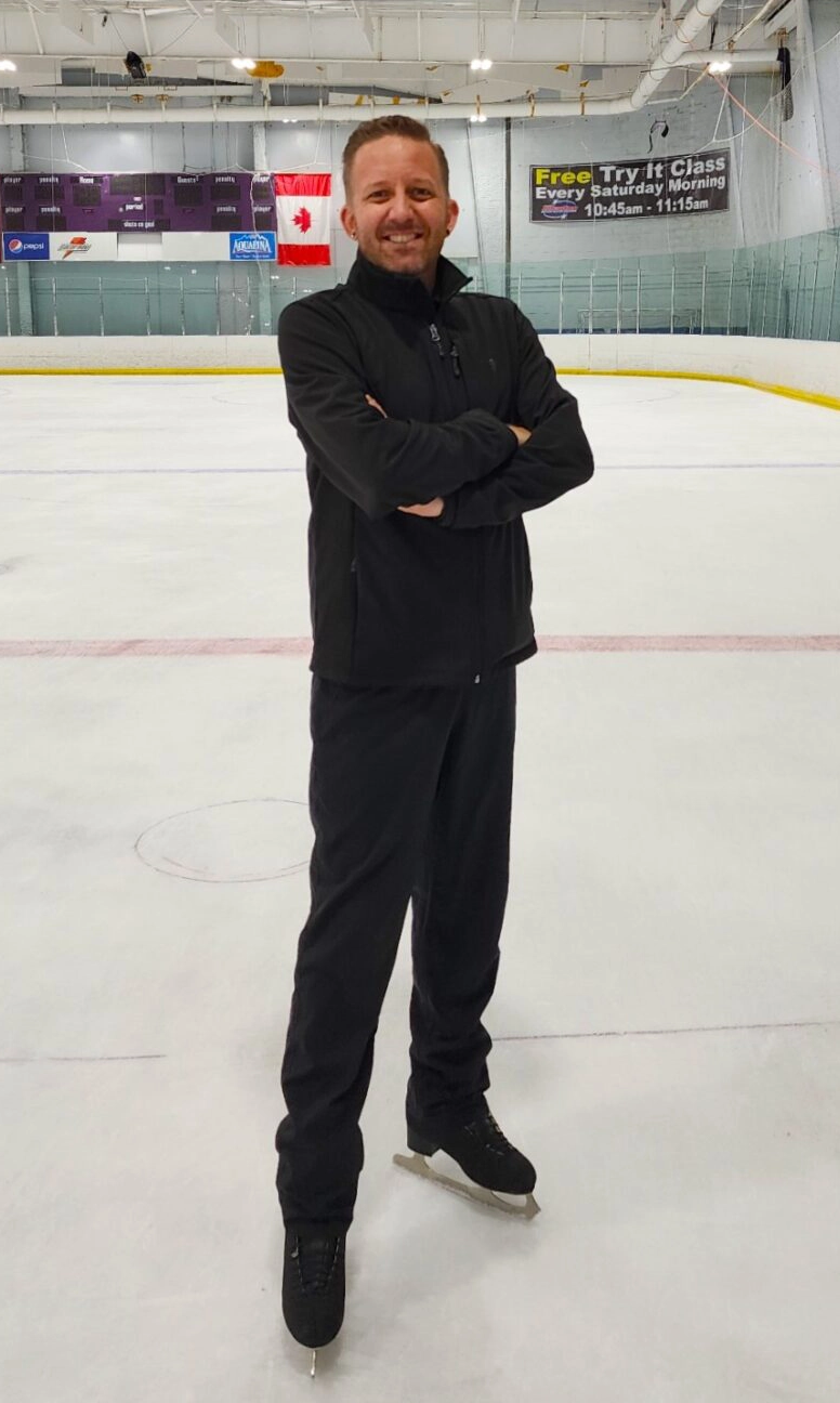 Josh Bindon coaching figure skating